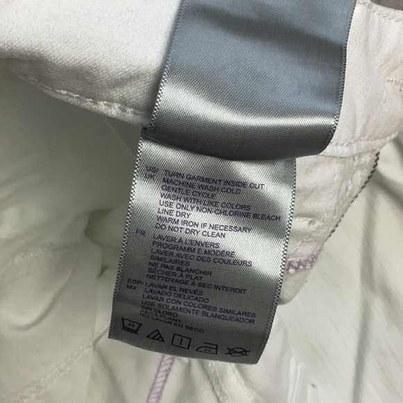 NYDJ Boyfriend Straight Leg White Jean - Picture 10 of 14